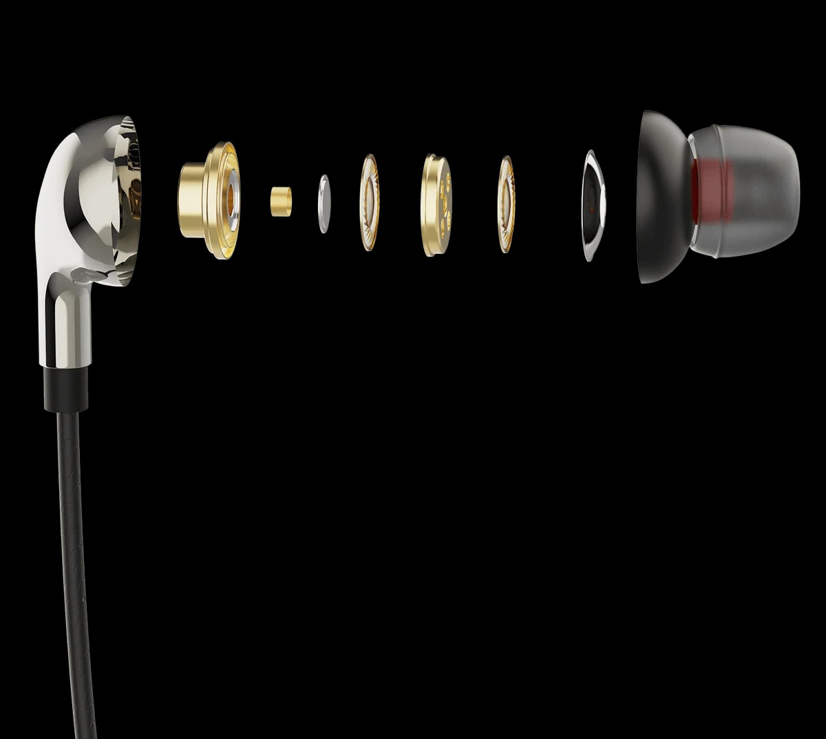 UH24 Prime Wired Earphones (3.5mm AUX, Hands-free Mic) — image 2